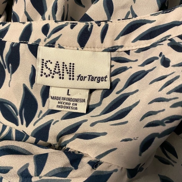 Leaf printed jumpsuit with lace insets - Picture 5 of 7